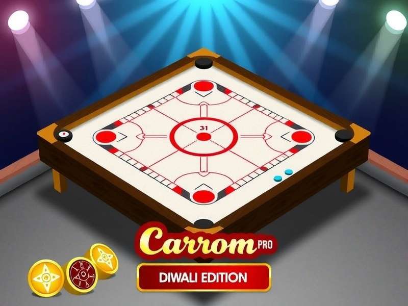 Diwali Special Features Carrom Pro Deluxe Diwali Edition